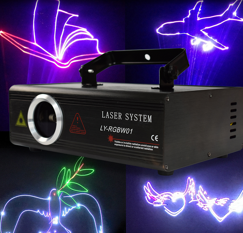 500mw SD-Karte RGB-Animation DMX ILDA Laserprojektor DJ Party Bühnenbeleuchtung