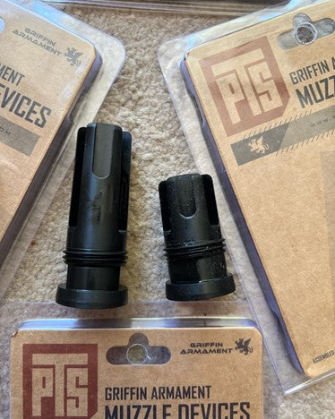 pts steel shop, pts griffin armament, flash hiders, 14mm, ccw
