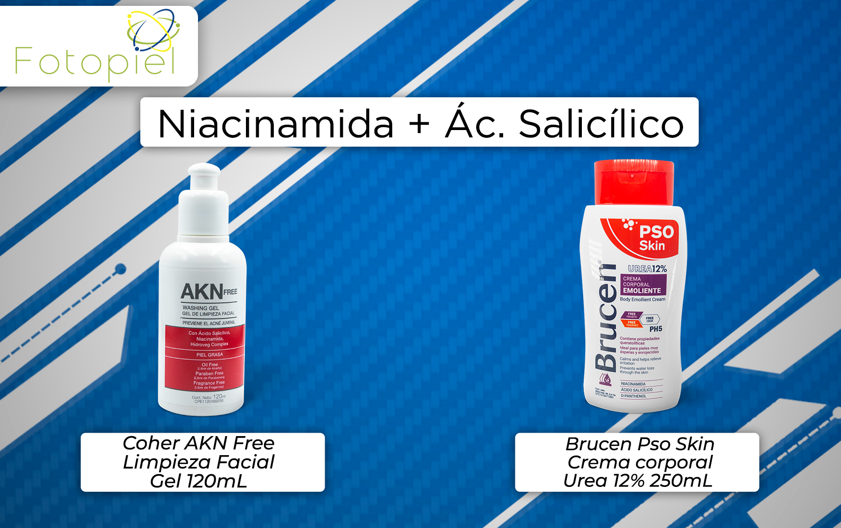 productos que contien niciacinamida & Ácido salicílico en su formulación y están disponibles en fotopiel