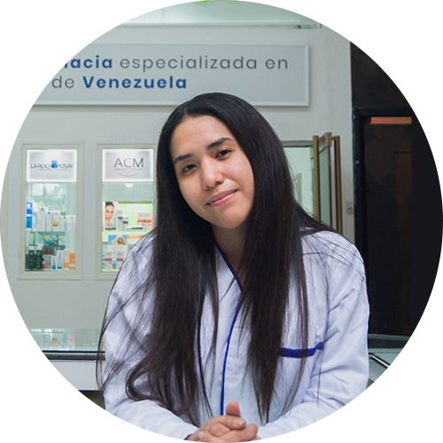 Laury Arteaga; Estudiante de farmacia de la UCV