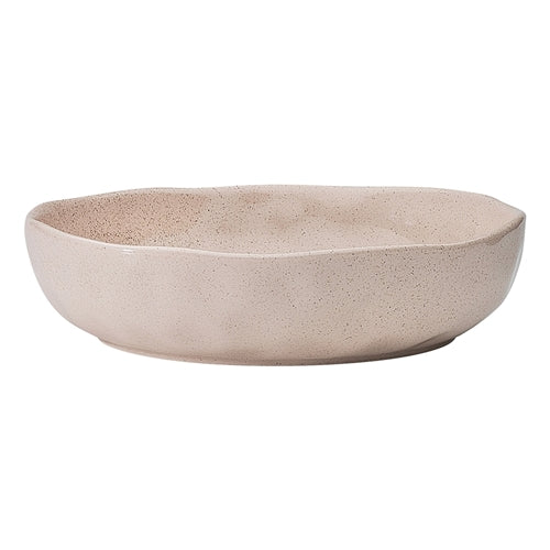 low wide ceramic bowl