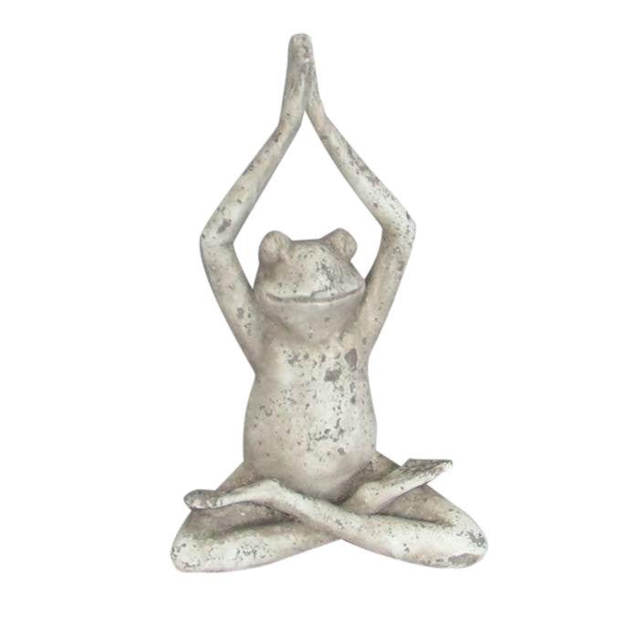 Terracotta Yoga Frog Shabby Chic Indoor Or Outdoor Garden Ornament Home Of Temptations Interior Design Furniture Decor Gifts