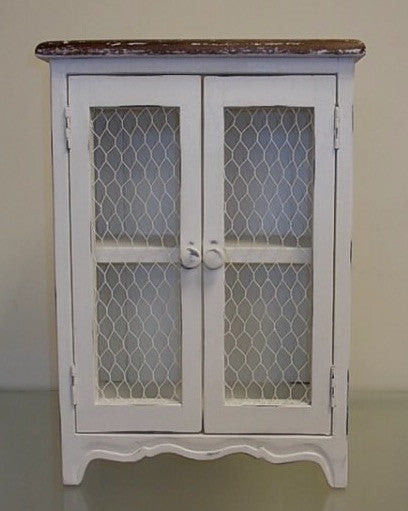 French Country Chic Medicine Cabinet Shabby Chic Distressed Wood