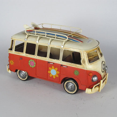 Vw Kombi Combi Van Beach Hippie Model Ornament Home Of