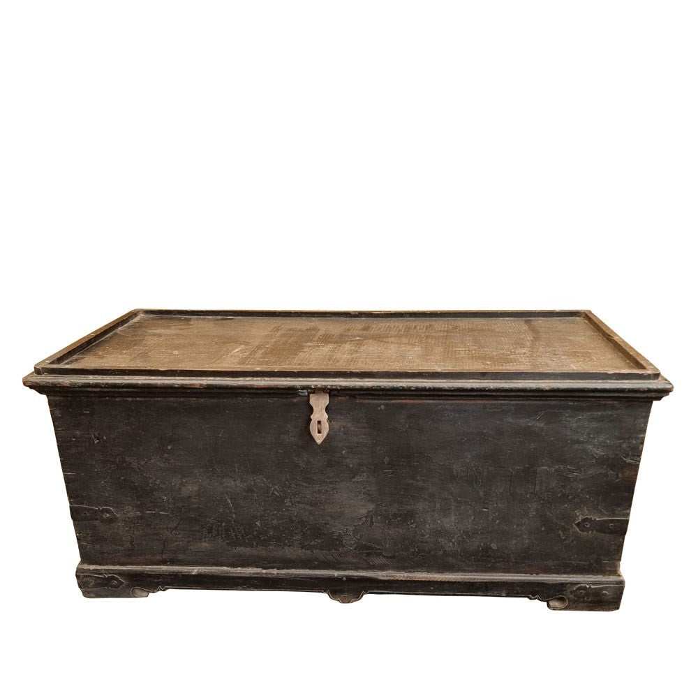 Wooden Chest Trunk Large Vintage Rustic Storage Blanket Box Coffee Table