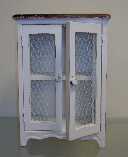 French Country Chic Medicine Cabinet Shabby Chic Distressed Wood