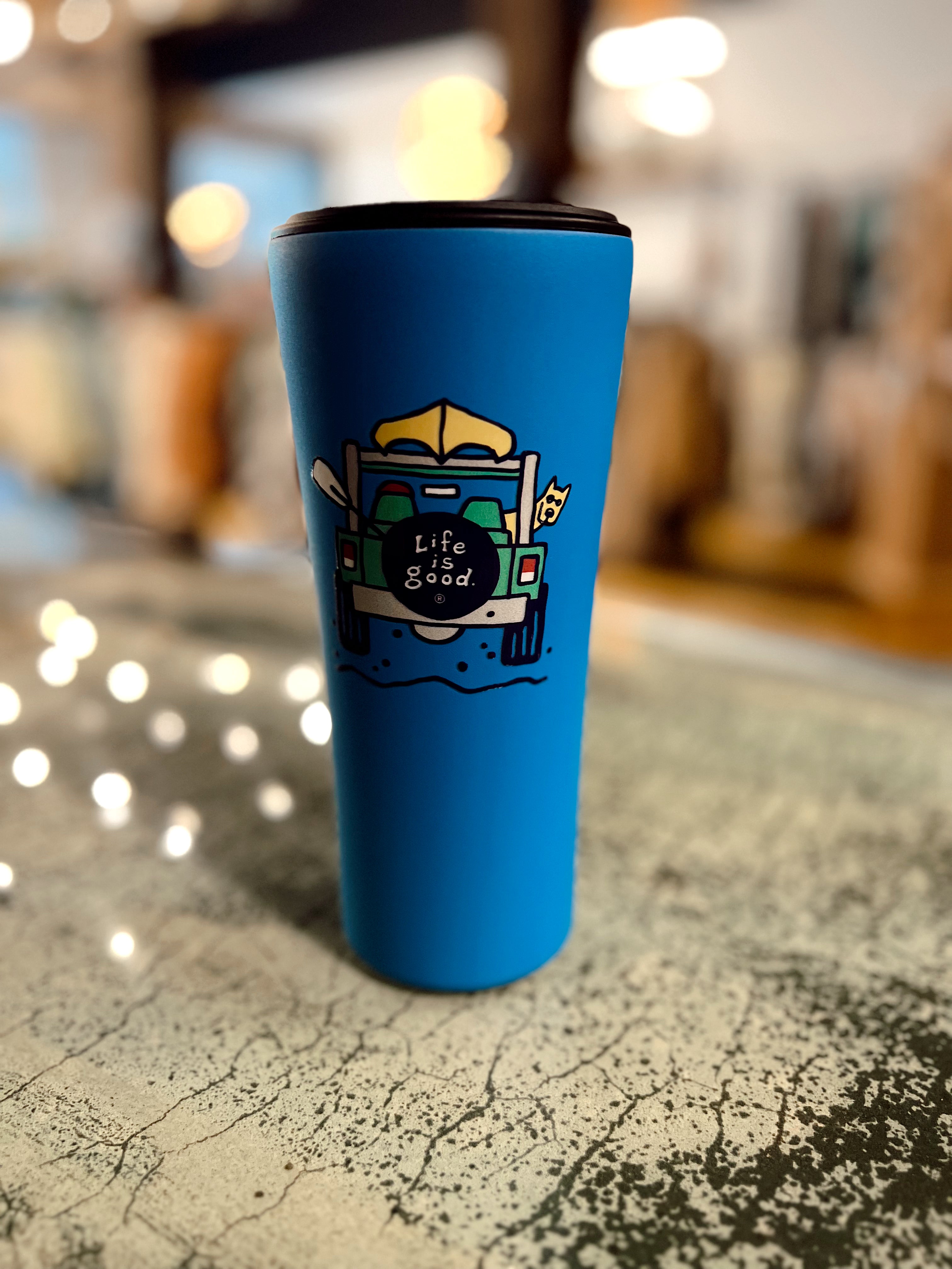 Life Is Good Blue Tumbler – The Urban Hippie