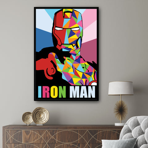 templado reflejar Normalización Iron Man Pop Art Canvas | Splash of Arts