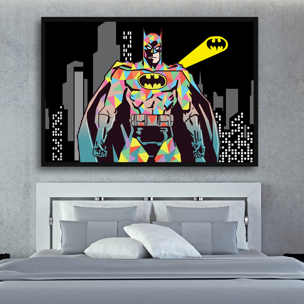 Batman Pop Art Canvas | Splash of Arts | Art & Splash