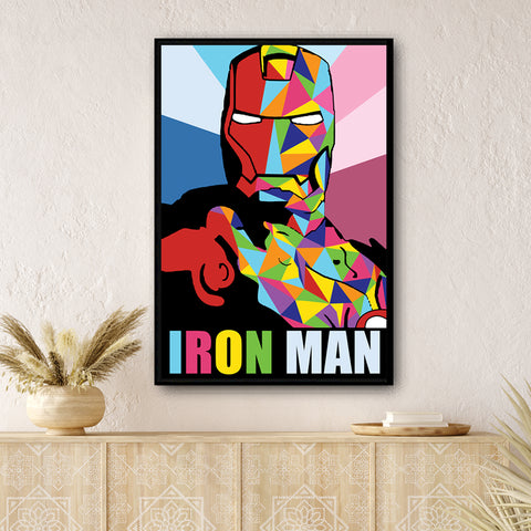 templado reflejar Normalización Iron Man Pop Art Canvas | Splash of Arts
