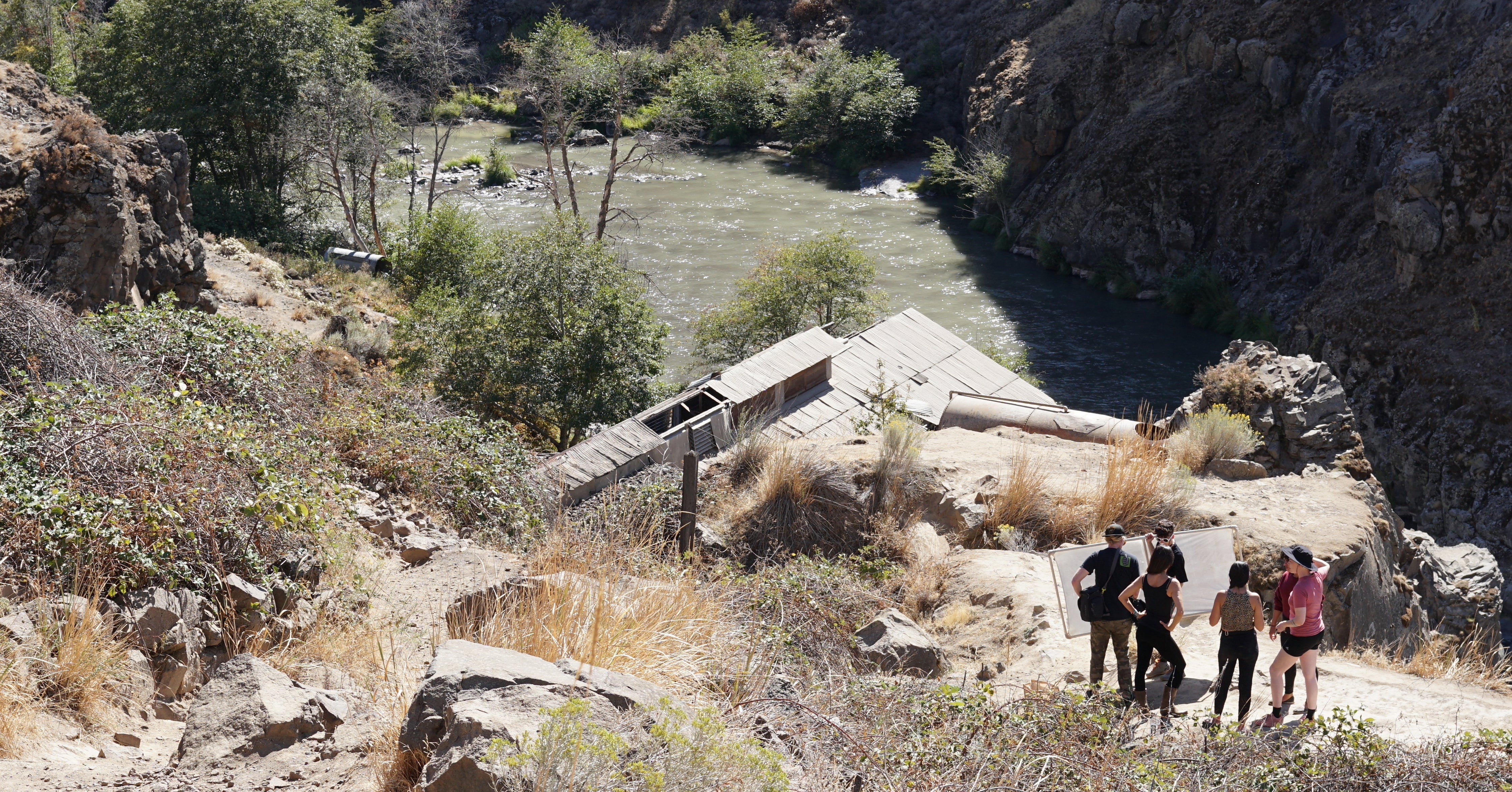 Hike down White River Canyon