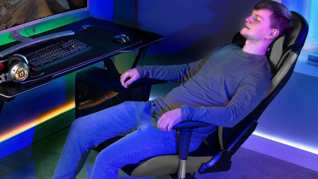 YITA HOME Big & Tall Gaming Chair - Gray - do gaming chairs make a difference - Hotdeal Galaxy