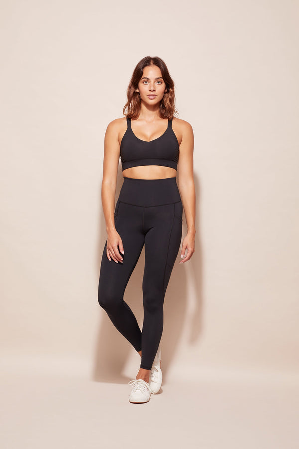 Essential 7/8 Tight, Black Essential 7/8 Tight Tights Activewear Online