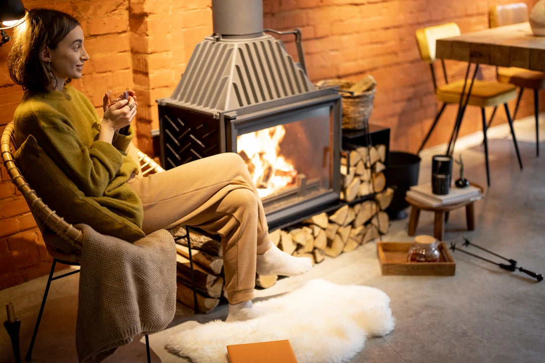 Ambiance chaleureuse dans le foyer