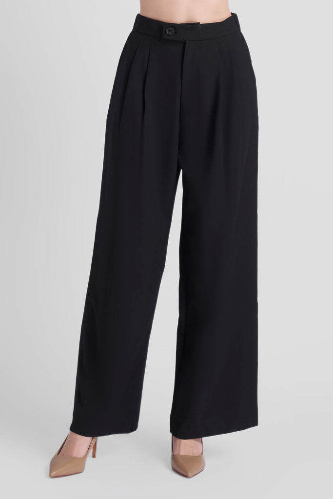Men's Pleated Resort Trouser | Black Pleated Trouser for Men | Expand your  wardrobe – BELIER