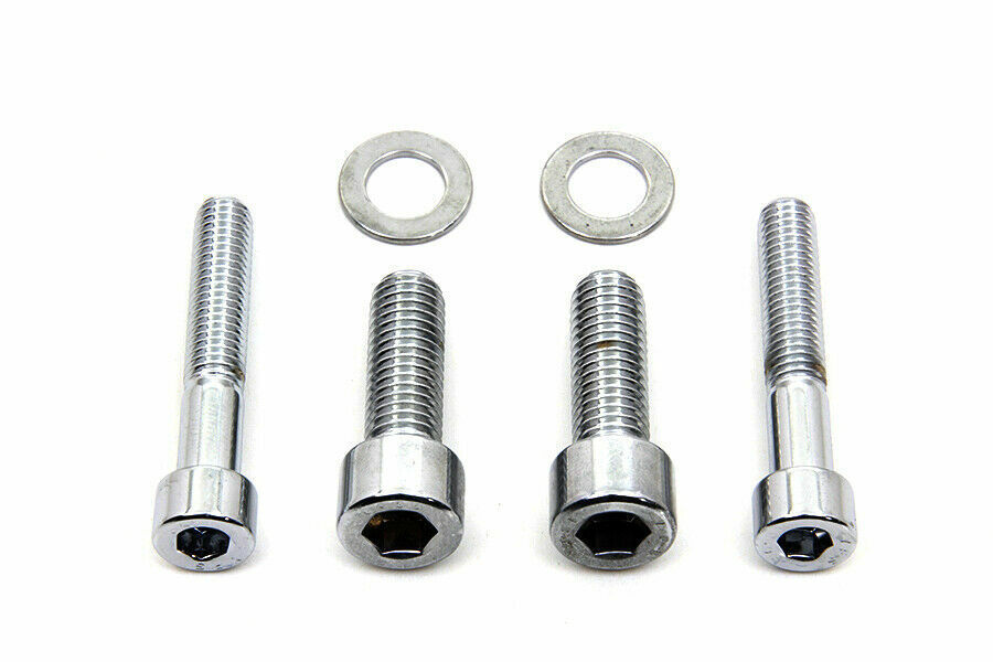Allen Mount Kit for Rear Brake Caliper Chrome for Harley Davidson by V-Twin