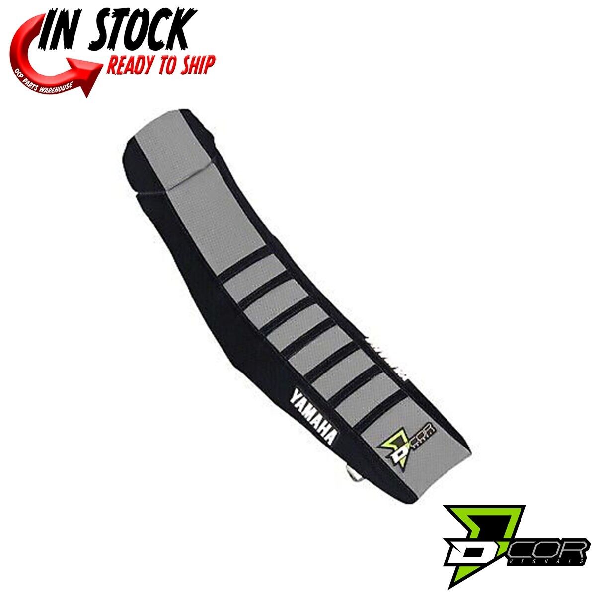 D'COR Seat Cover Black/Gray Yamaha YZ250F 2014-18 YZ450F 2014-17