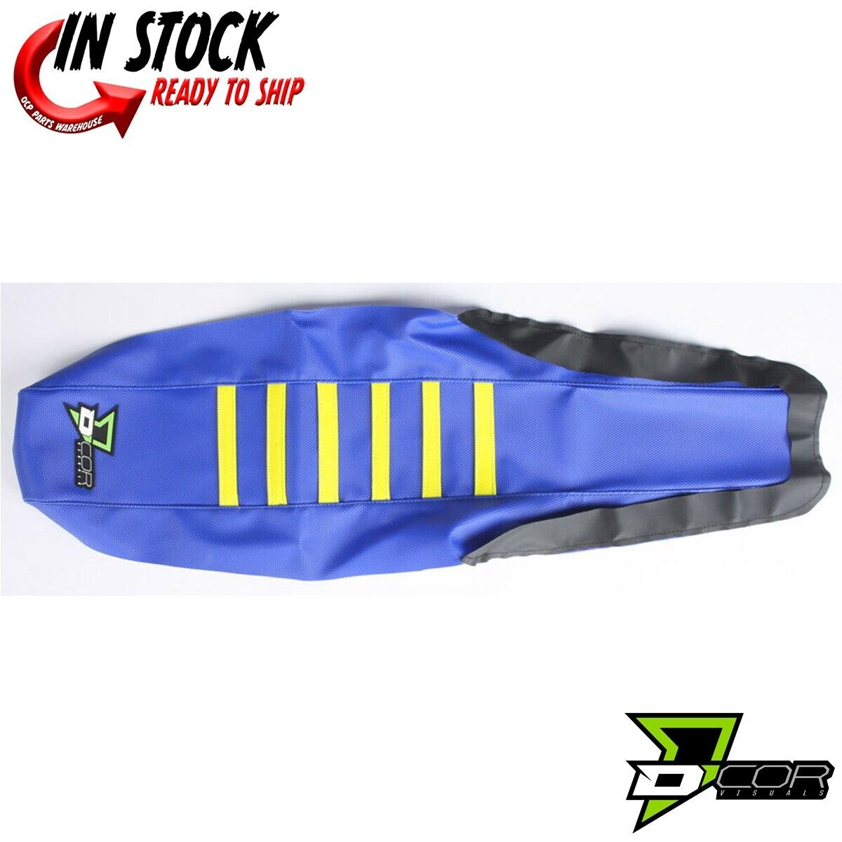 D'COR Seat Cover Blue/Yellow Husqvarna FC TC 250 350 450 2016-2018