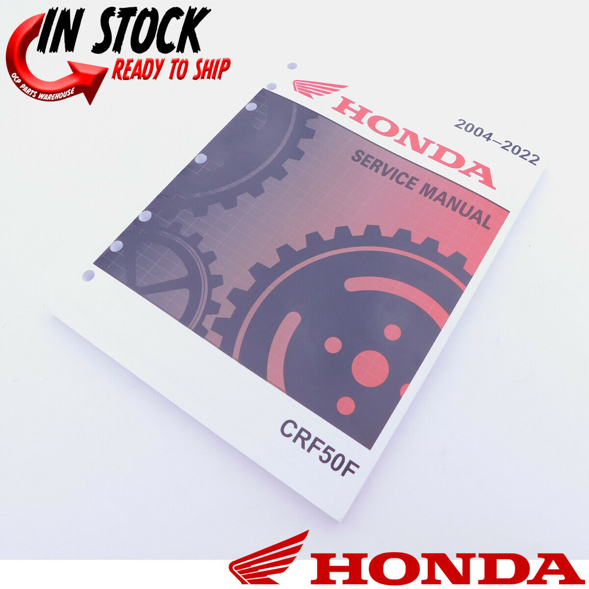 Honda Service Mechanic Shop Manual 2004-2022 CRF50F Genuine OEM