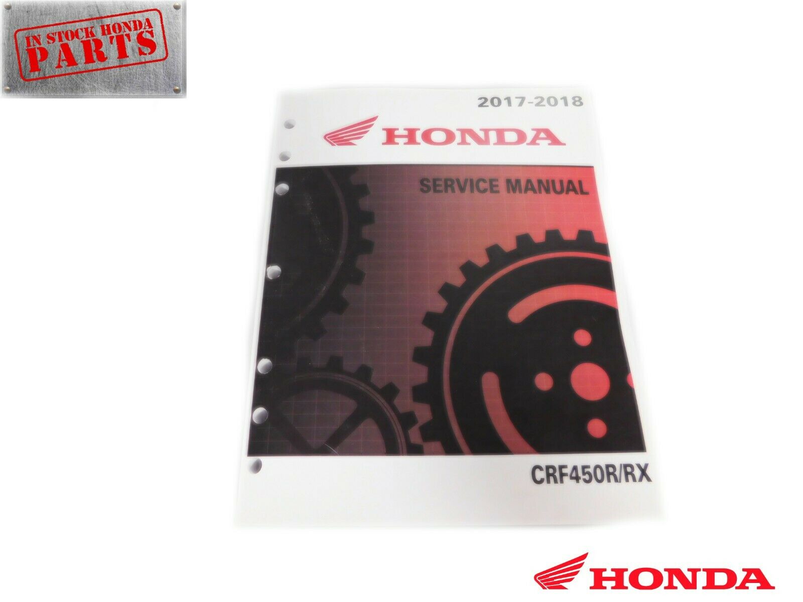 Genuine Honda CRF450R RX OEM Factory Service Manual 61MKE01 CRF450R 2017-2018