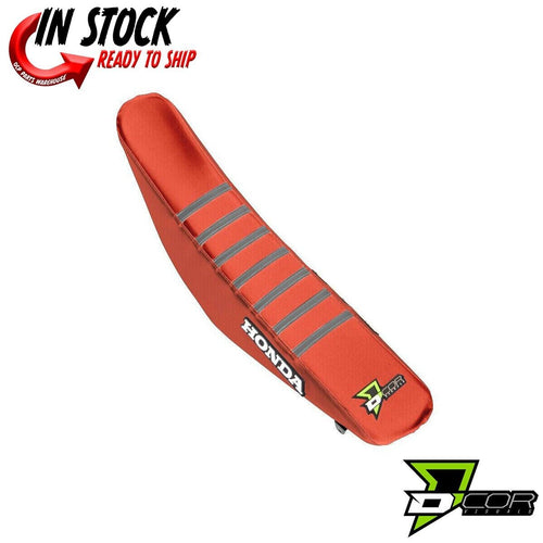 D'COR Seat Cover  Red/Red/Gray Honda CRF250R/RX 18-21 CRF450R/RX 17-20