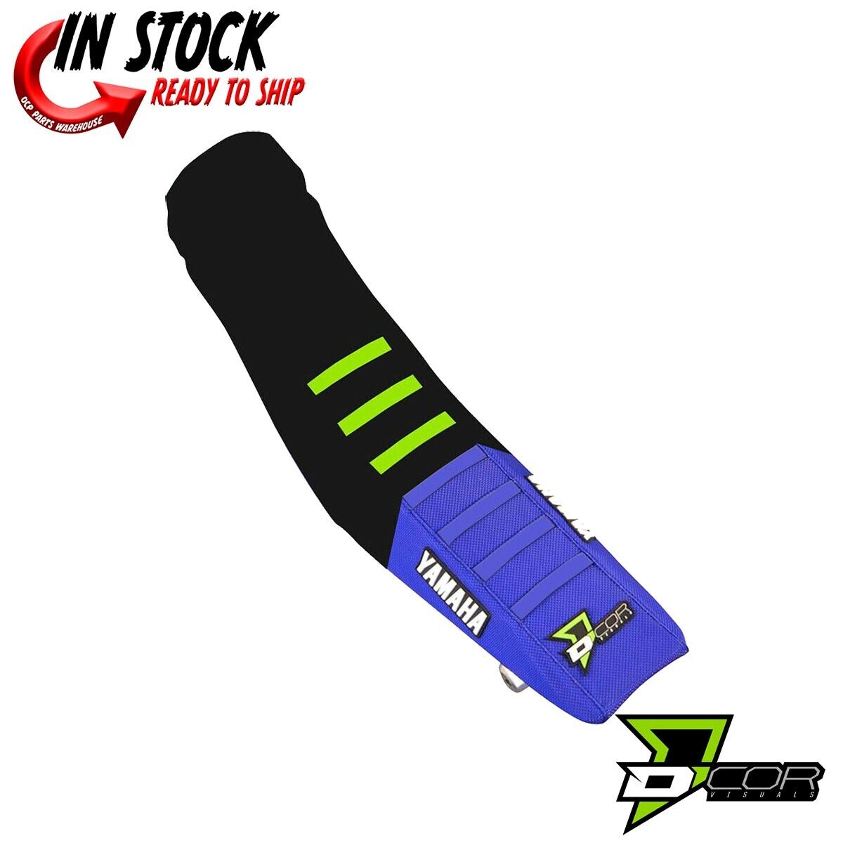 D'COR Seat Cover Black Blue Green Yamaha YZ250F 2019-23 YZ450F 2018-22