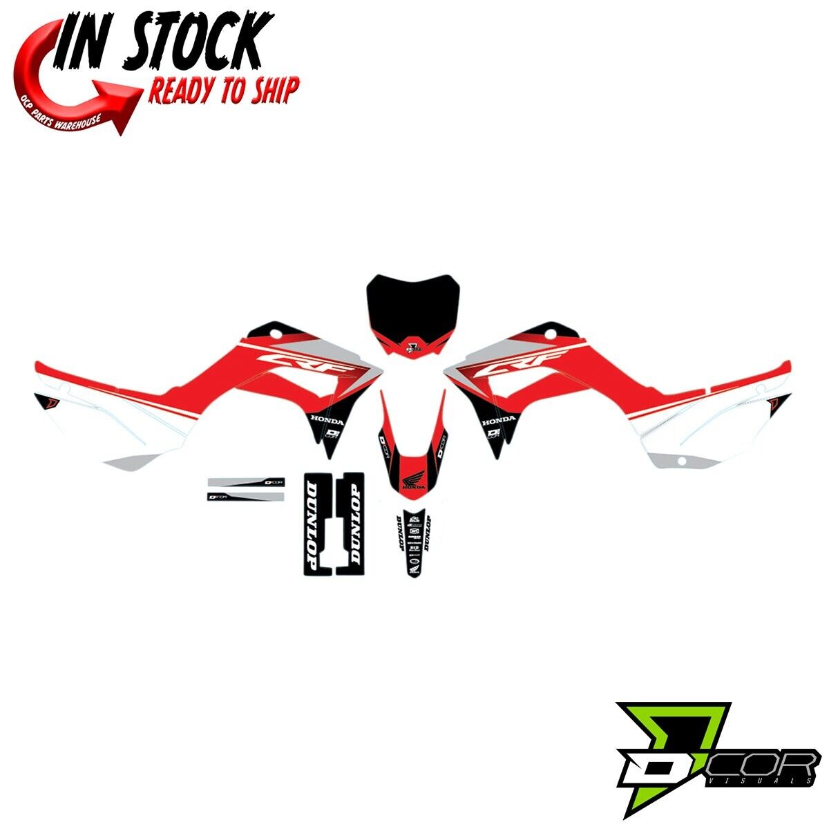 D'COR Cor 9 Graphic Kit Honda CRF110F CRF 110 2019-2022 NEW