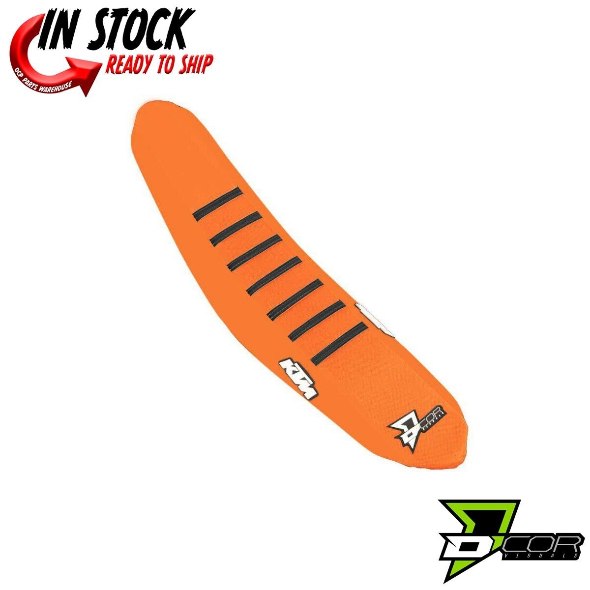 D'COR Seat Cover Orange/Black KTM 125 250 SX 350 450 SX-F 2019-2021