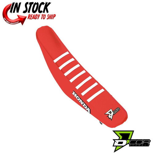 D'COR Seat Cover Red/White Honda CRF450R 2021-2023 CRF250R 22-23 NEW