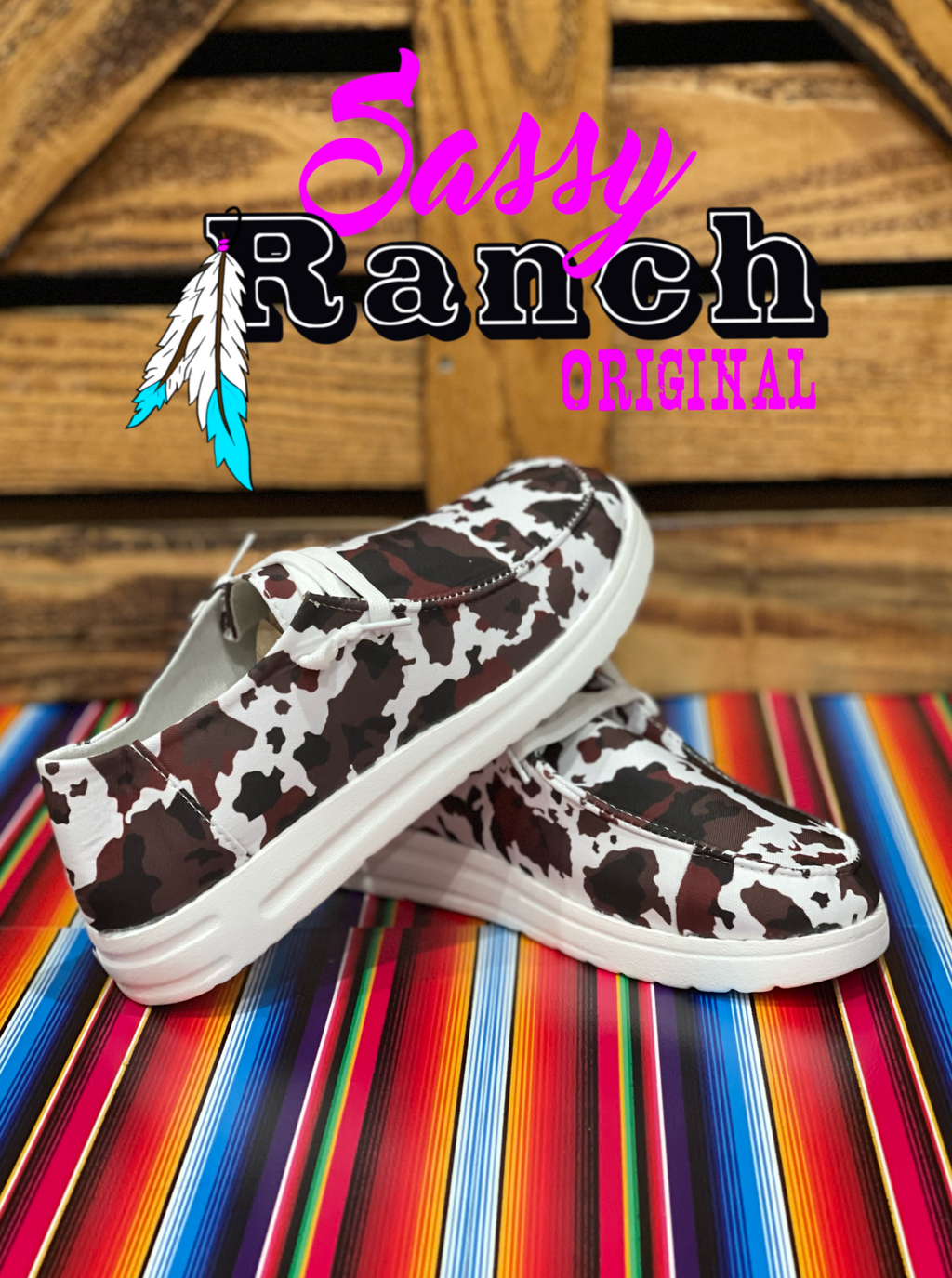 Blue Aztec Fashion Sneaker – Sassy Ranch Original