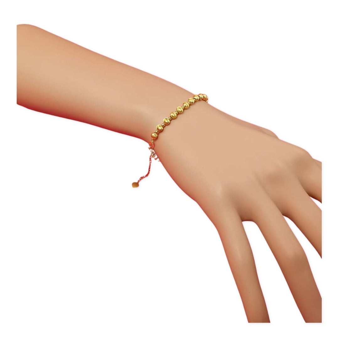 18k solid gold bracelet - womens