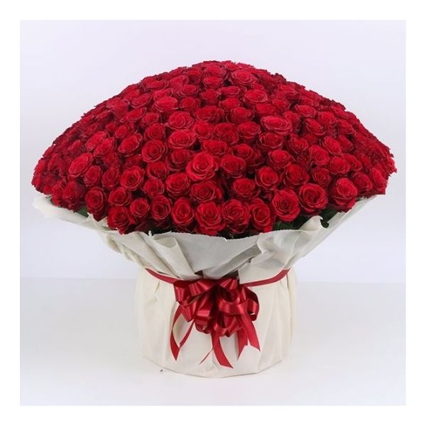 LOVE with 300 Red Rose Bouquet