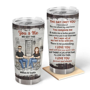 Family Couple The Day I Met You - Couple Gift - Personalized Custom Tumbler - wecustomtees