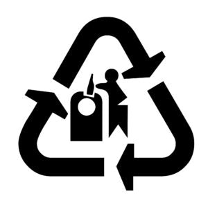 símbolos de reciclaje en el packaging