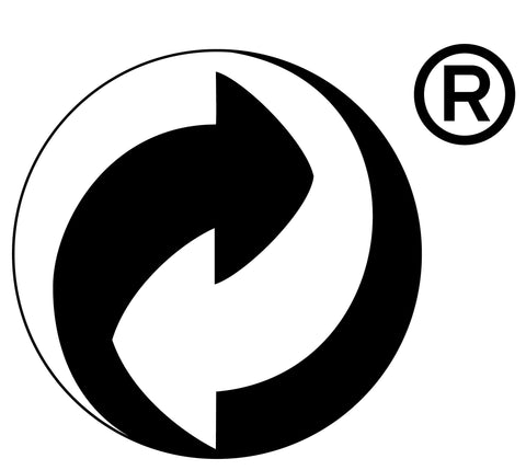 símbolos de reciclaje en el packaging