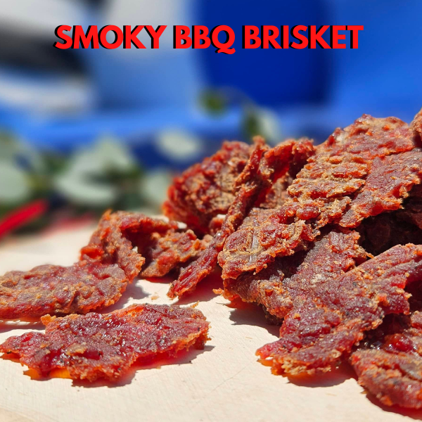 Smoky BBQ Brisket beef jerky from Rock Ridge Jerky