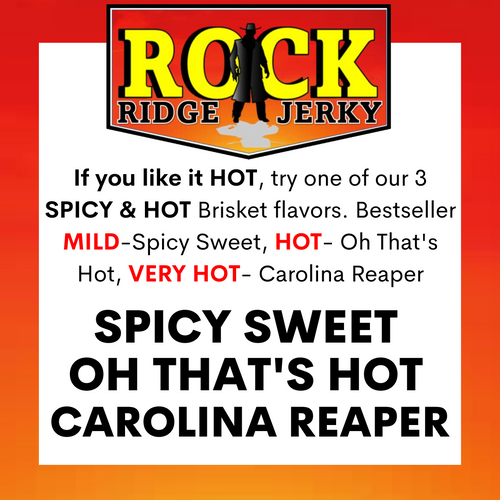 Spicy sweet, Oh that's Hot and Carolina Reaper the spicy ones