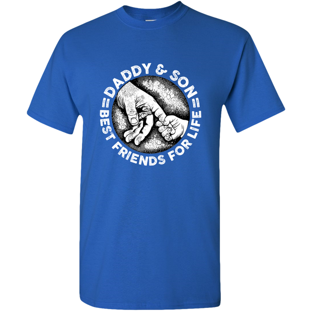 Daddy and Son Best Friends For Life Adult Unisex Tee Standard T - Near Miss Creations