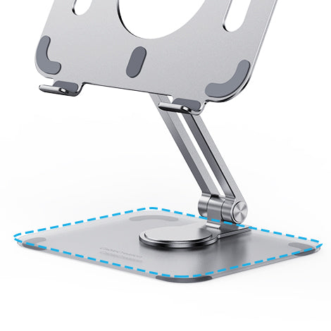 ZORBES® Magnetic Desk Phone Stand for iPhone 14 13 12 Series, Aluminum  Phone Holder with 360°Rotation Base Adjustable Foldable Mobile Stand  Compatible