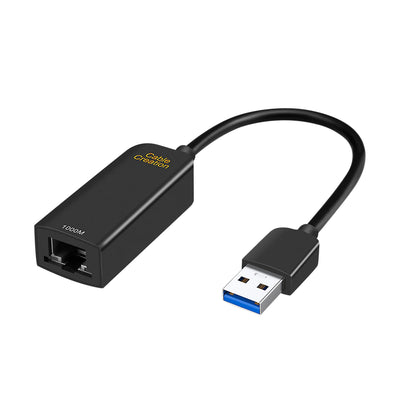 Cable Matters USB to Ethernet Adapter Cable (USB 2.0 to Ethernet / USB to  RJ45) Supporting 10 / 100 Mbps Ethernet Network in Black