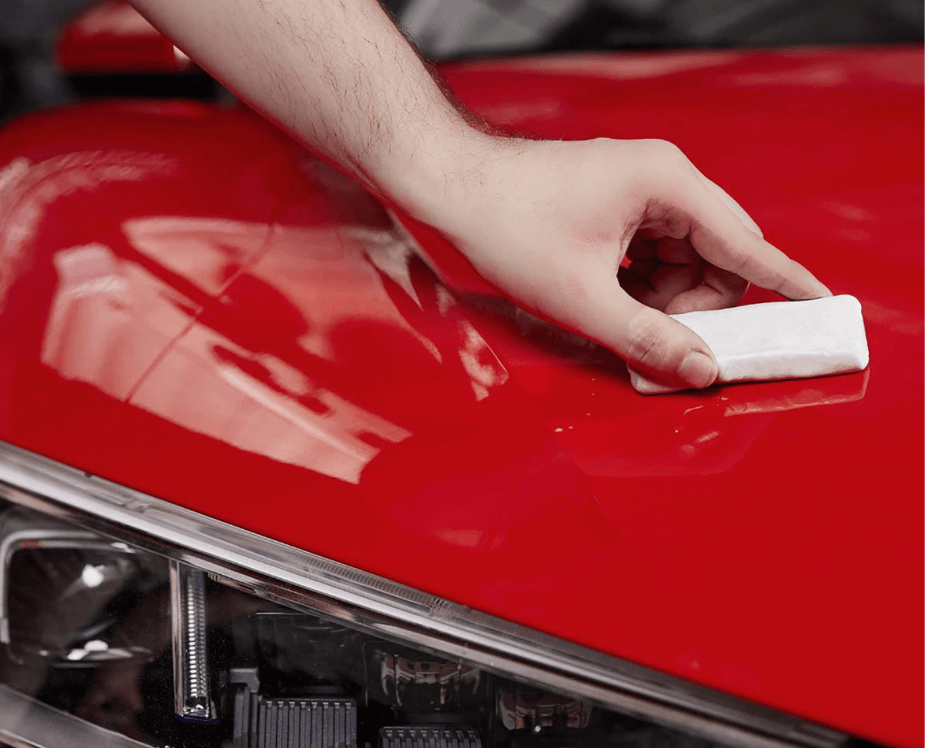 detailing a car with nexgen’s clay bar