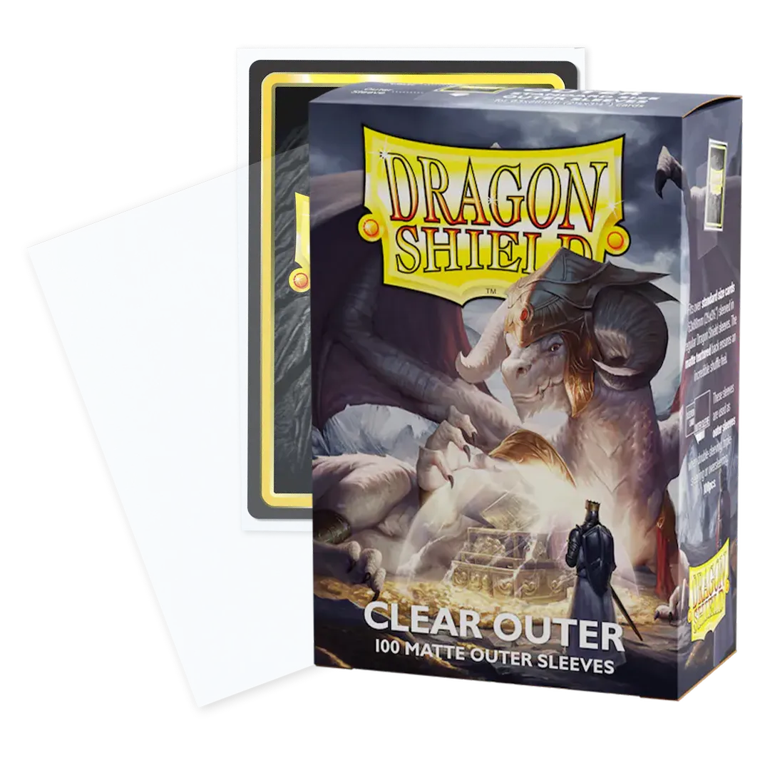 Dragon Shield Game Sleeves Matte Outer Sleeves 100Ct Pack
