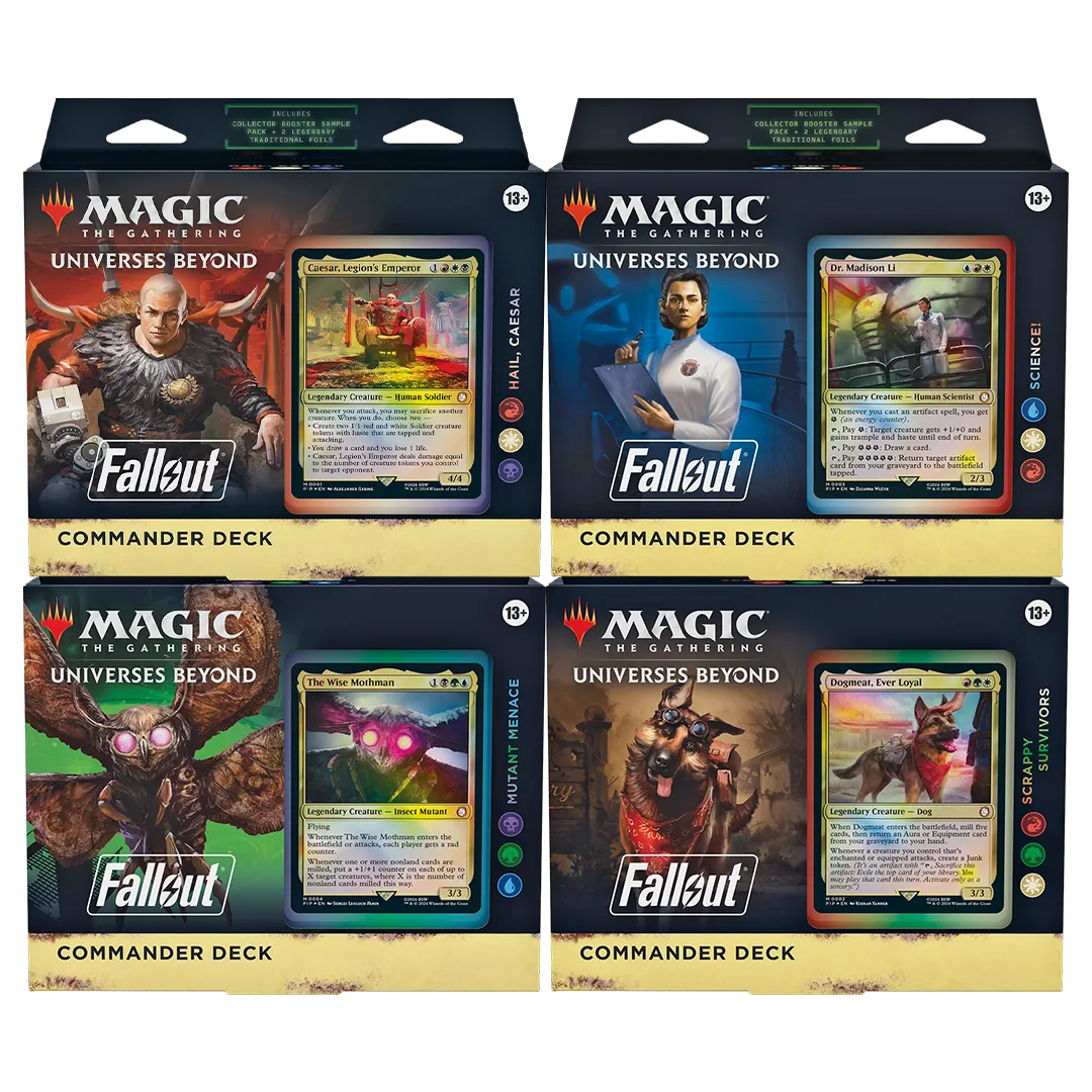 Universes Beyond Fallout Commander Decks [Set of 4]