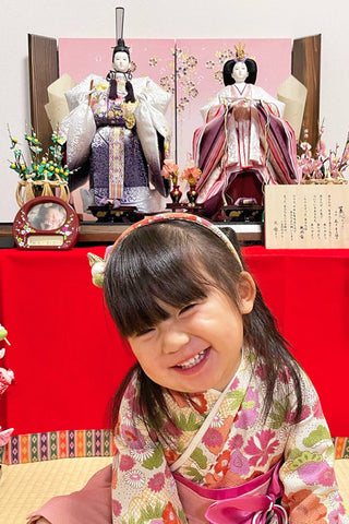 家族揃って雛祭り おひな様