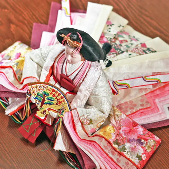 Hina Dolls with Gold Embroidery