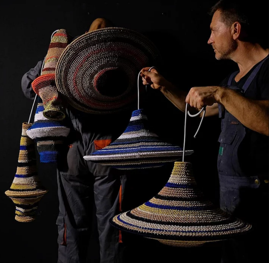 Joosh Crochet Hanging Lampshade Pendant — The Nopo