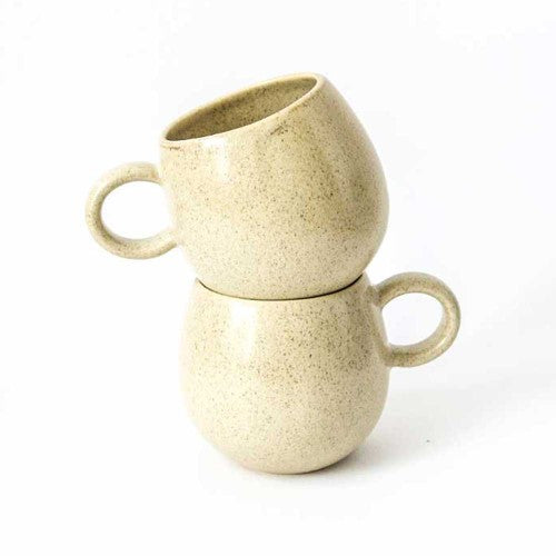 Chunky and Curvy Ceramic Mugs- Set of 2 — The Nopo