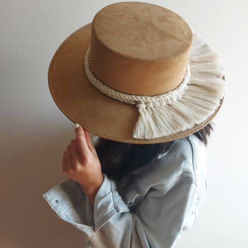 Wide Brim Cowboy Hat Handmade from 100% Oaxacan Cotton - Dark Brown — The  Stockyard Exchange