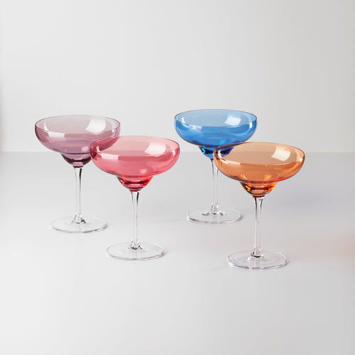 Oneida True Colors Cocktail Glasses, Set of 4