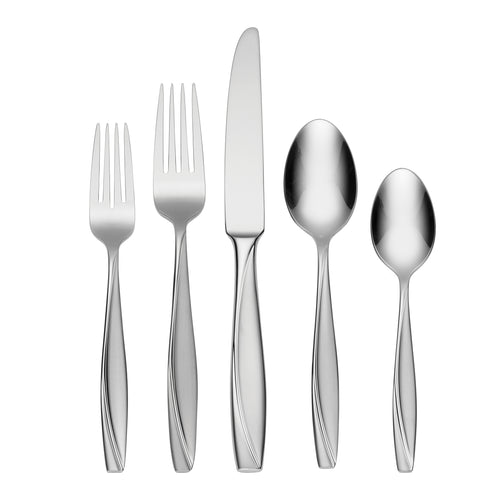 Oneida Cabria Hammered 20-Piece Stainless Steel Flatware Set